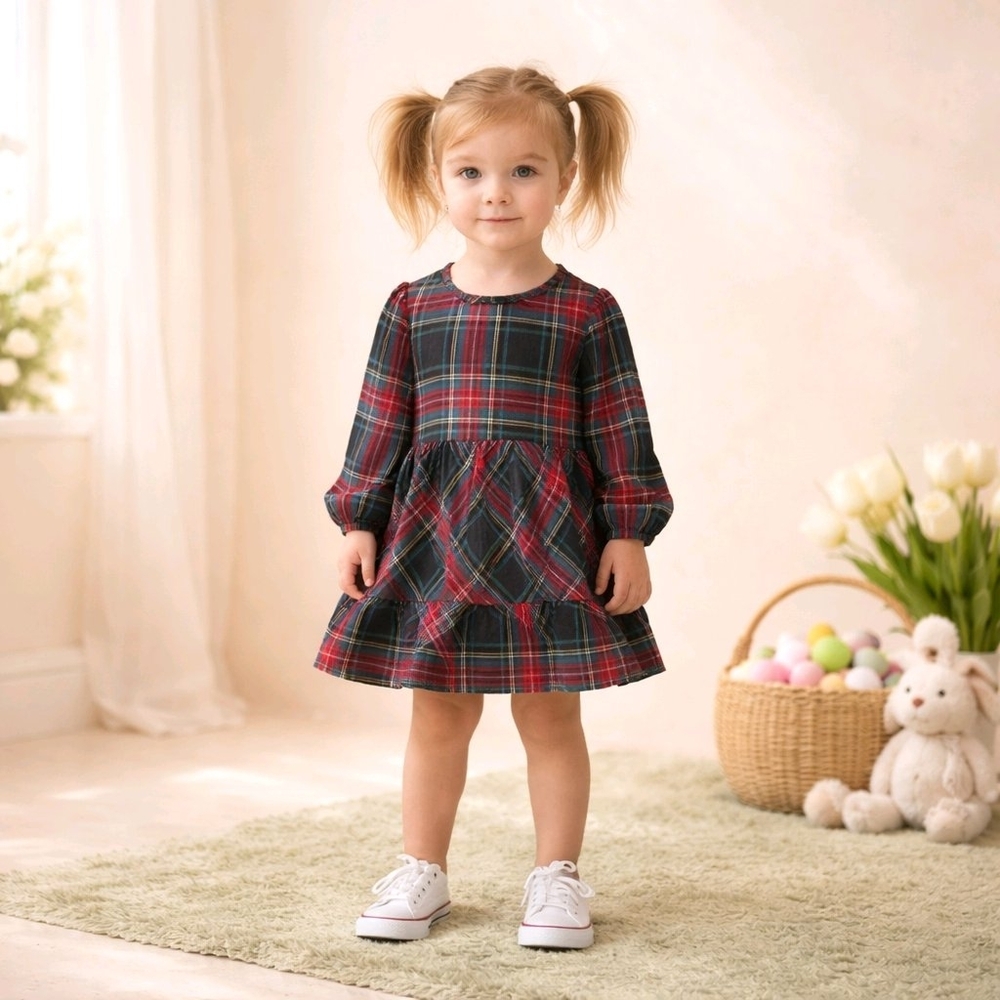 Draper James 18-month girls' plaid dress